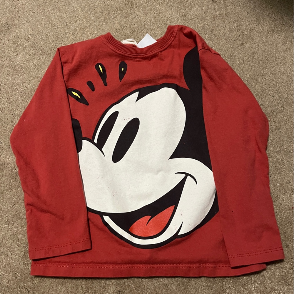 Zara Mickey Mouse shirt